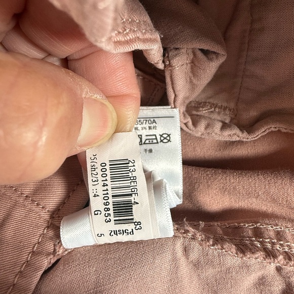 GAP Downtown Khaki Pants Fawn Beige Size 4 B42 - Picture 5 of 10